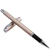 Deli Metal Sign Pen 0.5MM Gel Ballpoint Pens Smooth Refill MiKuni Japan For School Office Home