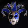 Halloween Dance Party Venetian Bell Mask Painted Halloween Ball Party Mask Upskalig Venetian Ladies Show Mask HKD230810