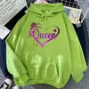 Mens Hoodies Sweatshirts Harajuku Fashion Lovers Autumn Vintage Casual Hooded King Queen Par Matching Outfits Hip Hop Streetwear 230809