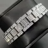 Zegarek na rękę Miss Full Diamond Men Watches Top Marka luksusowa lodowa kalendarz kwarc klasyczny tydzień designu wyświetlacz wodoodporny zegar 230809