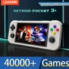 Портативные игровые игроки Руководитель Retroid Pocket 3 Plus Game Console 4500MAH Android 11 4.7 "Экран 750*1334 40000 Games для Arcade Game 230809 PSPPS2 230809