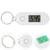 Keychains Watch Pocket Keychain Digitalclip Key Hangingring Clock Watches Men Chain Portable Students Electronic Nurses Kids Small