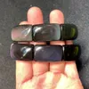 Charm Bracelets Rainbow Obsidian Stone Beads Bracelet Natural Gemstone Jewelry Bangle For Women For Gift Wholesale 230809