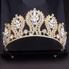 Bijoux de cheveux de mariage luxe cristal couronne princesse diadème AB violet diadèmes tête de mariée ornements bal Pageant coiffure 230809