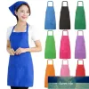 Quality Colorful Cooking Apron Kitchen Cooking Keep the Clothes Clean Sleeveless and Convenient Custom Gift Adult Bibs Universal