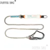 Rock Protection Safety Rope Steel Hook Buffert Type Fall Arrest Safety Rep med buffertpåse stötdämpning Säkerhetssele rep Tillbehör ZL265 HKD230810