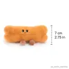 Animaux en peluche en peluche Cartoon Toast pain poupée en peluche Jouet petit déjeuner farci-petit-feu de pâte frite