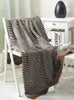 Blankets Knitted Wool Vintage Blanket For Bed Thickening Sofa Cover Office Air Conditioning Nap Travel Shawl Home Decor