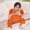 Stuffed Plush Animals New 22/60cm Funny Doll Intresting Simulation Sea Red Lobster Crab Stuffed Short Hair Plush Toy Birthday Gifts For Kids R230810