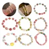 Charm Bracelets Colorful Elephant Ceramic Beaded Strand For Women Jewelry Summer Spring Wristband Handchain Party Dropship