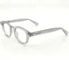 Top qualité lunettes de lecture cadre clair lentille johnny depp lemtosh lunettes myopie lunettes hommes femmes myopie 3 taille avec case218D