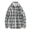 Mens Jackets Autumn Plaid Jacket Men Fashion Oversized Vintage Streetwear Hiphop Loose Bomber Coat Large Size M5XL 230810