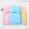 Pajamas Newborn Sleeping Bag Envelope Style Autumn and Winter Super Soft Thick Cotton Full Set Anti Kick Quilt Baby Birthday Gift Z230810