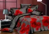 Bedding sets High Quality 3d Set Luxury Rose Flower tiger wolf King Size Duvet Cover Sheet Pillowcases Bed Clothes Adult Ropa De Cama l230809