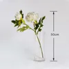 Decorative Flowers Artificial Peony Wholesale Wedding Bouquet And Home Decorations