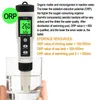 Medidores de PH 4 en 1 Pluma de prueba de calidad del agua de concentración de iones de hidrógeno YY-400 PH / ORP / H2 / TEM Medidor de agua potable digital 230809