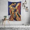 Tapestries Indien sexiga par naken tapestry kvinna man vägg hängande hippie sovrum vägg dekoration rum sovsal dekor konst estetik r230810