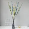 Decorative Flowers Aqumotic 80cm(2.6ft) Flower Plant Decoration Branches 2pcs Silver Willow Wholesale Fake Salix Argyracea E. L. Wolf