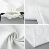 Autres sacs Sacs en toile blanche avec cordon noir Impression personnalisée de haute qualité Pochettes en coton cadeau 10x15 / 18x23 / 29x39cm 230809