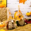 Fall Decorations for Home Święto Dziękczynienia Pluszowe jesień stolik kuchenny Warstwowy dekoracje tacki XBJK2308