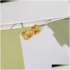 Stud Mash Miedzi Mosiądz 4/Four Leaf Clover CHARMINGS BOCK MATHE-OF PEARL GOLD 18K PLATED AGATE FOR WOMEN GIRLS WALENTINE MO DHNE5