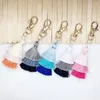 Porte-clés Creative Cotton Thread Tassel Keychain Seven Colorful Car Pendant Women's Bag Accessory