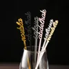 Other Event Party Supplies Personalized name drink stirrers Cocktail accessories Wedding decor swizzle stick Beach party decorations Custom stir sticks 230809