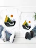 Family Matching Outfits Tee Women Style Trend Lovely Child Kid Clothing Boy Girl Summer Family Matching Outfits Mom Mama Graphic T-shirt Clothes R230810
