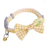 犬の首輪襟猫ベル刺繍弓のかわいいネックレスペットジュエリー子犬固体装飾装飾アクセサリー