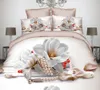 Bedding sets High Quality 3d Set Luxury Rose Flower tiger wolf King Size Duvet Cover Sheet Pillowcases Bed Clothes Adult Ropa De Cama l230809