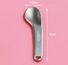 Spoons Curved Cosmetic Spatula Scoops Makeup Mask Spatulas Facial Cream Spoon for Mixing and Sampling(Rose Gold/Silver/Gold) SN839