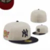 Good Quality new Colors Classic Team Navy Blue Color On Field Baseball Fitted Hats Street Hip Hop Sport York Full Closed Design Caps H5-8.10