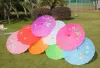 assorted colors with hand-painted flower designs wedding bride umbrella silk parasol factory outlet