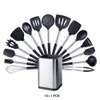 Utensili da cucina Set di silicone di qualità Accessori da cucina Strumento antiaderente Spatola resistente al calore Cucchiaio Utensili da cucina Goccia 230809