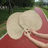 Chinese Style Products Chinese Style Handmade Fan Retro Natural Bamboo Braided Fan New Summer Cooling Hand Fan Art Crafts Woven Fan Home Decorations R230810