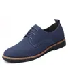 2023 Large size business casual shoes men black brown grey anti-suede mens sneakers breathable color 4