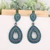 Dangle Earrings 1pairRhinestone Acrylic Hollow Out Design Women's Art Small Fresh Lady