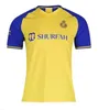 al NASSR FC Soccer Jerseys Ronaldo 2023 2024 Home Yellow Away 22 23 24 CR7 Gonzalo Martinez Talisca Ghislain Konan Vincent Aboubakar Men Football Shirt Al-Nassr FC 8888