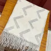 Designer Mens Scarf Womens Ring Cashmere Soft Scarves F Letters 180*65 cm Silk Winter Knit Scarves Women Luxury Designer ShawlSavab#