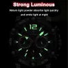 Wristwatches 2023 Men يشاهد العلامة التجارية Silicone Silicone Strap Sport Sport Quartz Chronograph Watch Clock Relogio Maschulino 230809