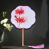 Chinese Style Products Ladies Hand Held Silk Fan Chinese Classical Embroidered Round Fan Vintage Wedding Dance Hand Fan Home Decoration Ornaments R230810