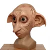 Masques de fête Masque d'Halloween Dobby le masque d'elfe magique Cosplay Jeu de rôle Chambre d'horreur Maison hantée Carnaval Déguisements Accessoires de fête 230809