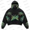 Mens Hoodies Sweatshirts American Retro High Street Goth Print Hoodie Ladies Harajuku Sweatshirt Loose Pullover Ins Men Long Sleeve Clothes Tops 230809