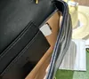 Designers väskor kvinnor 2 st/set axelväska lyx Marmont handväska messenger totes mode metalliska handväskor klassiska crossbody kopplingskorthållare
