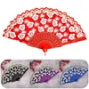 Chinese Style Products Ancient Chinese Style Dance Fan Cheongsam Hanfu Hand Fan Flower Silk Folding Fan Art Craft Gift Home Decoration Ornaments R230810