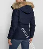 Designer Down Jackets White Canada Duck Windbreak Women Parkas Jacke Kragen Winterpuffer Realer Wolf Pelz Mantel Arktische Haubeverkleidung Doudoune