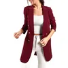 Costumes pour femmes Couleur unie Col en V Manches longues Double Juniors Zip Up Hoodie Veste d'hiver Femmes Casual Big And Tall