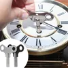 Relojes de pared, 2 uds., llave de reloj, enrolladores prácticos, llaves de bobinado, alarma conveniente, reloj de suelo, resistente al desgaste, duradero