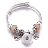 Charm-Armbänder, edles gelbes Damenmode-Stretch-Armband, elegante Damen, lila Kristall, 18 mm Druckknopf, Schmuck, wertvolles Geschenk