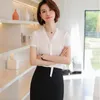 Two Piece Dress 2023 Women Pieces Casual Interview Suit With Slim Skirt And V-neck Blouse Novelty Green Female Office Ladies Shirt Suits